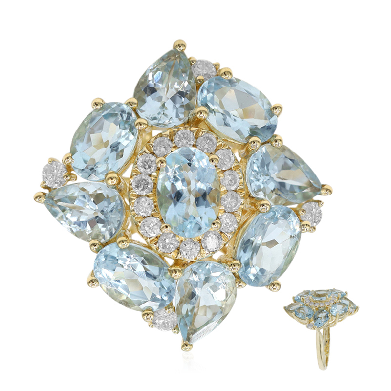AAA-Brasilianischer Aquamarin-Goldring (CIRARI) Unkategorisiert online kaufen AAA-Brasilianischer Aquamarin-Goldring (CIRARI) Unkategorisiert online kaufen