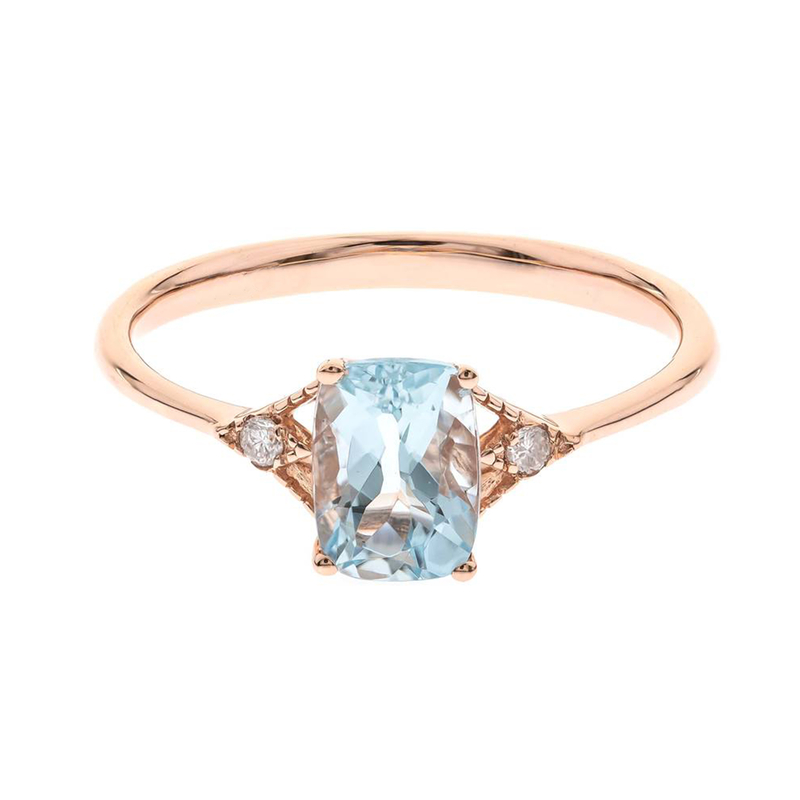 AAA-Brasilianischer Aquamarin-Goldring (CIRARI) Unkategorisiert online kaufen