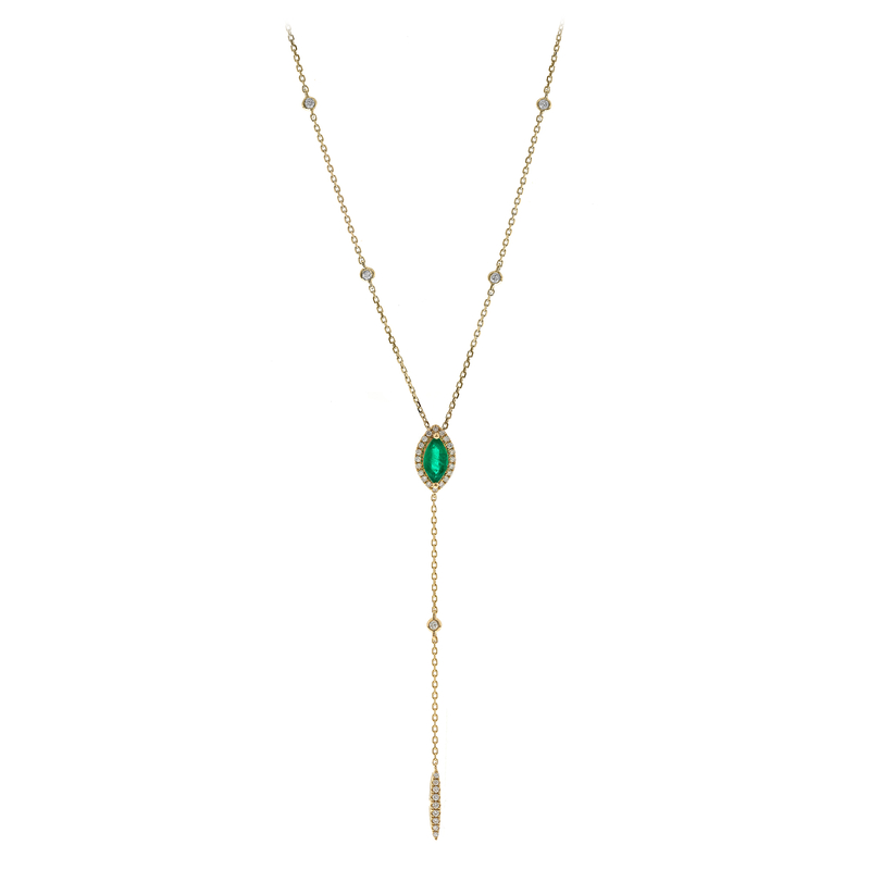 AAA-Sambia-Smaragd-Goldcollier (CIRARI) Unkategorisiert online kaufen