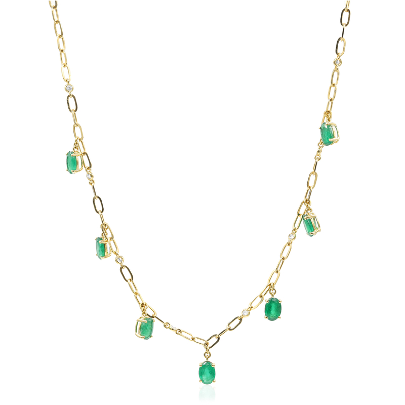 AAA-Sambia-Smaragd-Goldcollier (CIRARI) Unkategorisiert online kaufen
