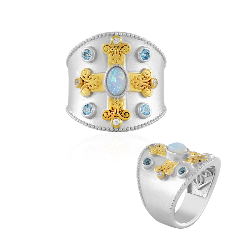 AAA-Welo-Opal-Silberring (Dallas Prince Designs) Unkategorisiert online kaufen