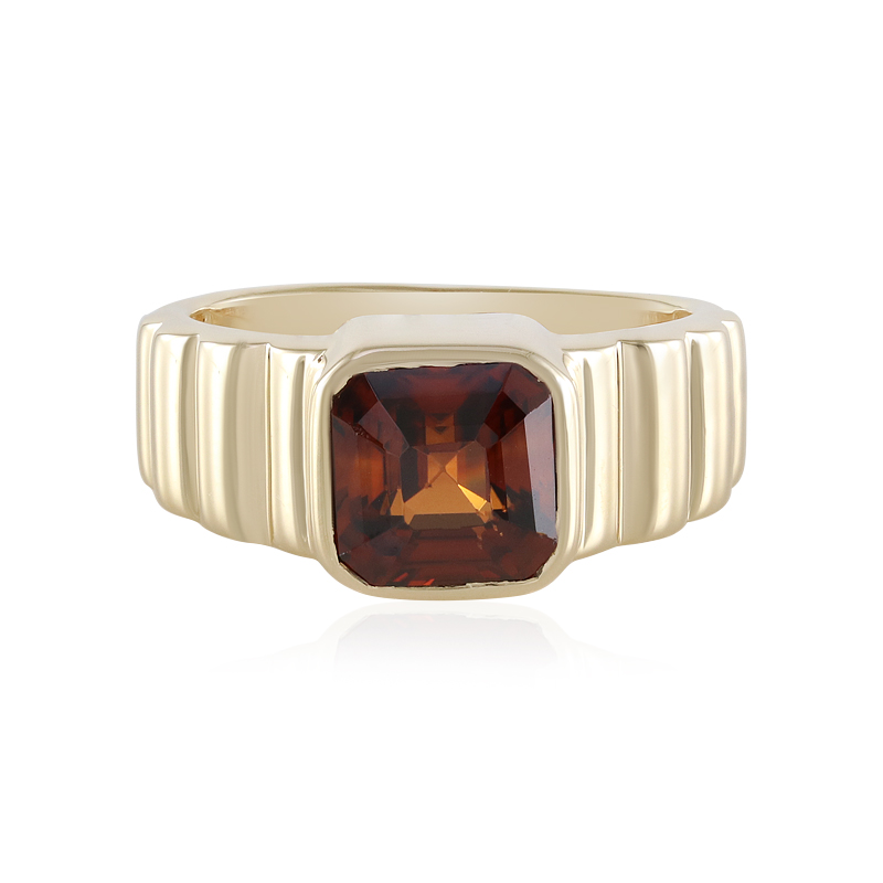 Abendroter Zirkon-Goldring (de Melo) Unkategorisiert online kaufen
