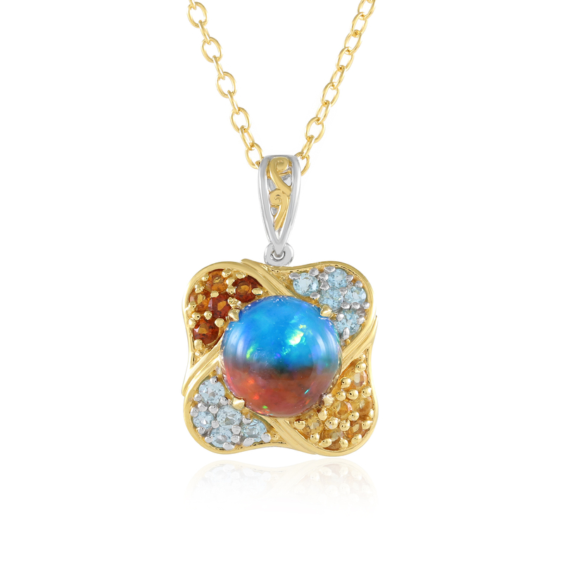 Äthiopischer Mehrfarbiger Opal-Silberhalskette (Gems en Vogue) Unkategorisiert online kaufen Äthiopischer Mehrfarbiger Opal-Silberhalskette (Gems en Vogue) Unkategorisiert online kaufen