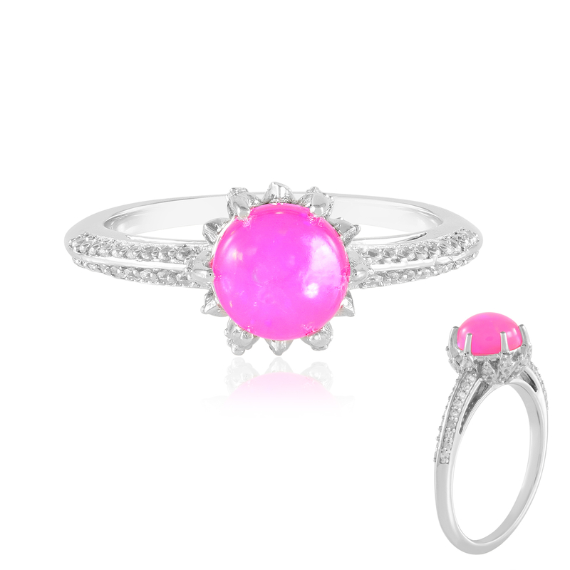 Äthiopischer Pinkfarbener Opal-Silberring Unkategorisiert online kaufen Äthiopischer Pinkfarbener Opal-Silberring Unkategorisiert online kaufen