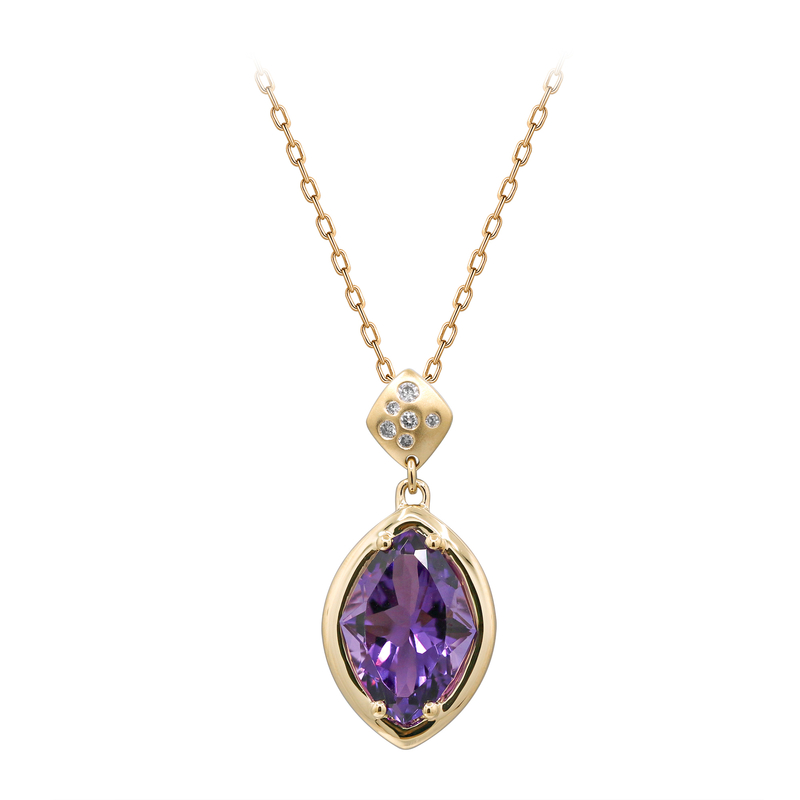 Amethyst-Goldhalskette (CIRARI) Unkategorisiert online kaufen