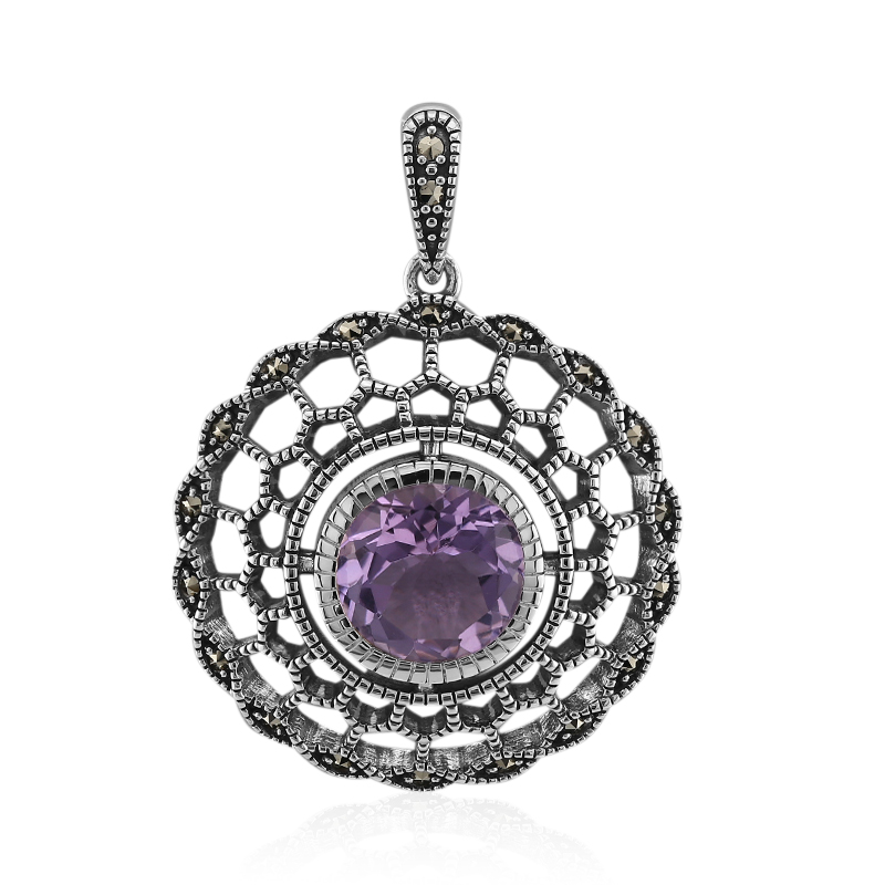 Amethyst-Silberanhänger (Annette classic) Unkategorisiert online kaufen