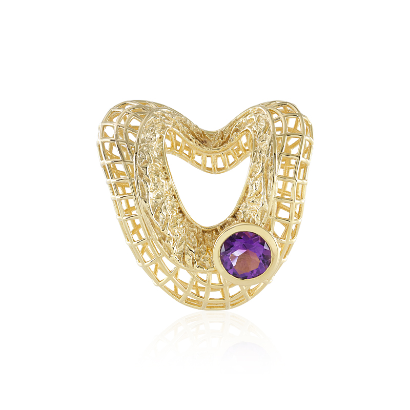 Amethyst-Silberanhänger (MONOSONO COLLECTION) Unkategorisiert Produktbild