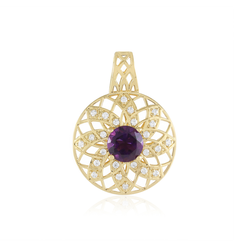 Amethyst-Silberanhänger (Ornaments by de Melo) Unkategorisiert online kaufen