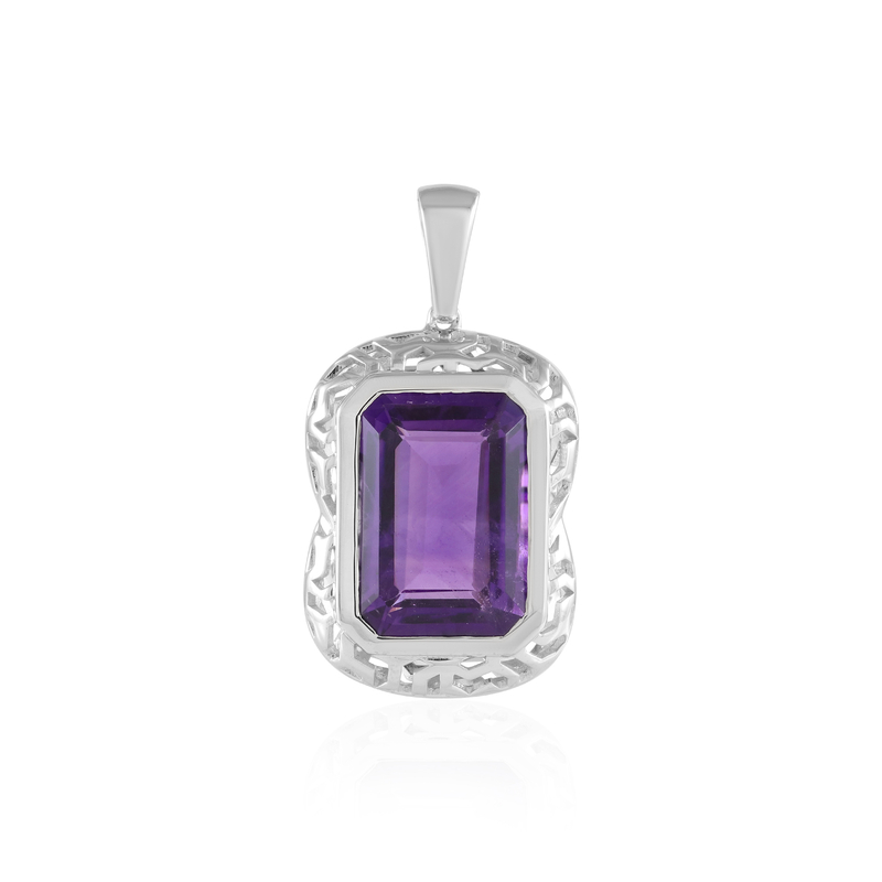 Amethyst-Silberanhänger (Ornaments by de Melo) Unkategorisiert online kaufen