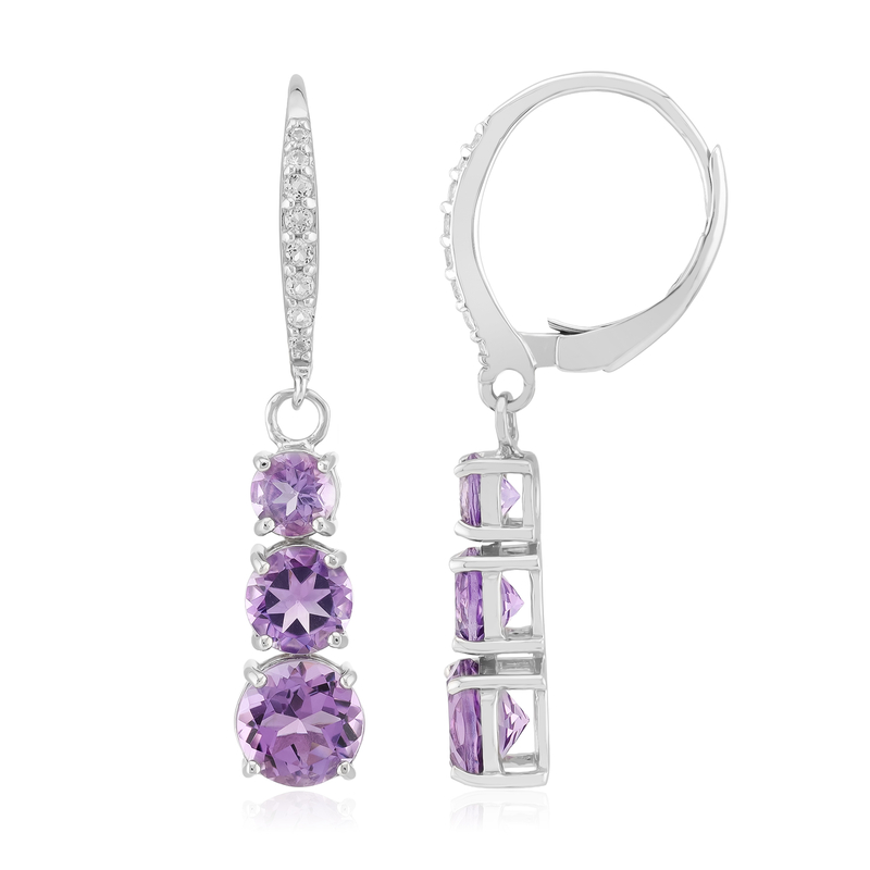 Amethyst-Silberohrringe Unkategorisiert online kaufen