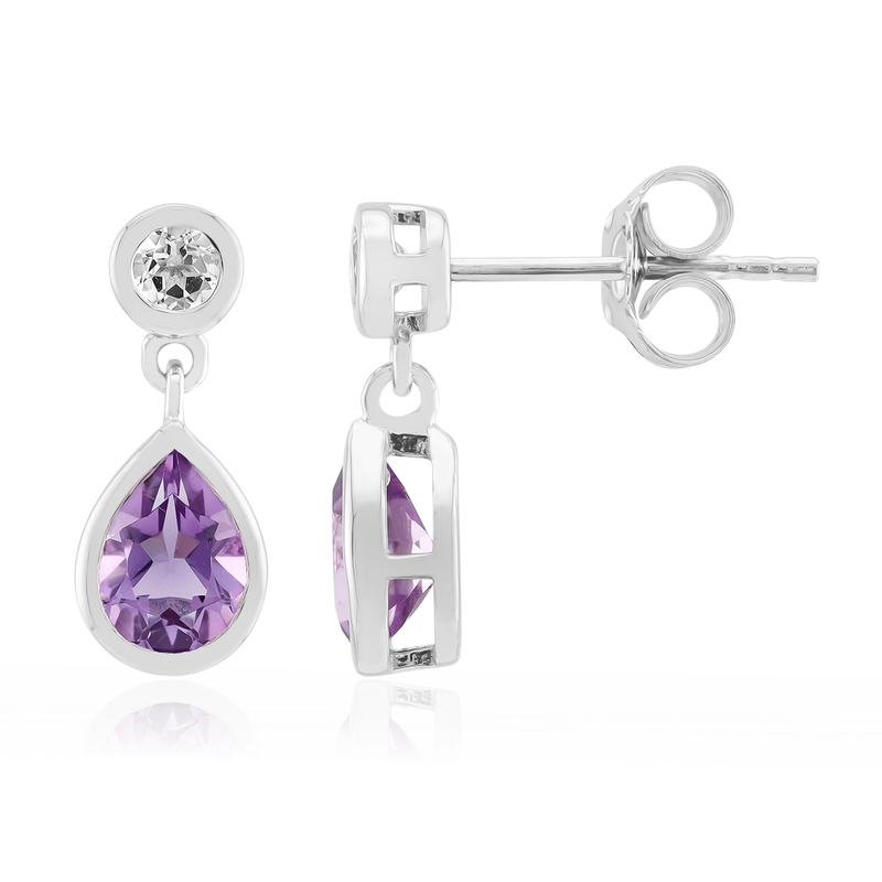 Amethyst-Silberohrringe Unkategorisiert online kaufen