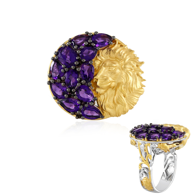 Amethyst-Silberring (Gems en Vogue) Unkategorisiert online kaufen