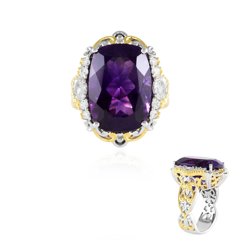 Amethyst-Silberring (Gems en Vogue) Unkategorisiert online kaufen