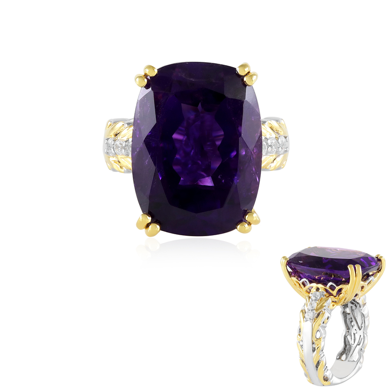 Amethyst-Silberring (Gems en Vogue) Unkategorisiert online kaufen