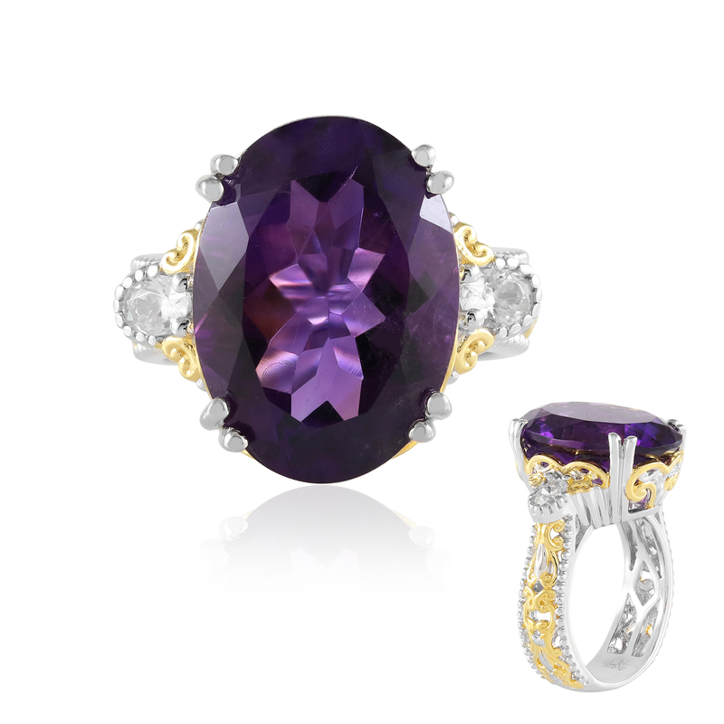Amethyst-Silberring (Gems en Vogue) Unkategorisiert online kaufen