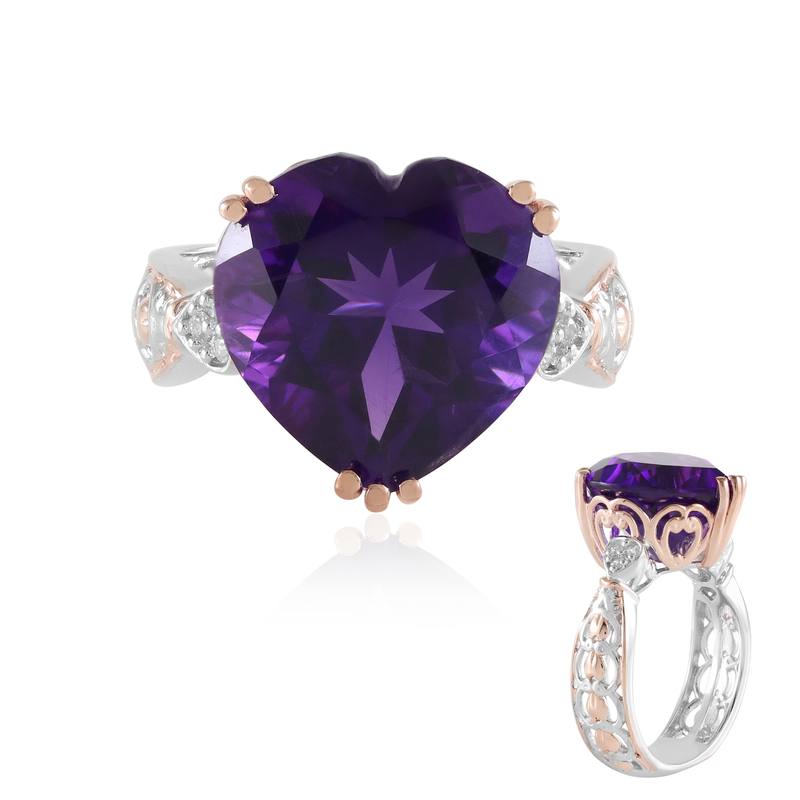Amethyst-Silberring (Gems en Vogue) Unkategorisiert online kaufen