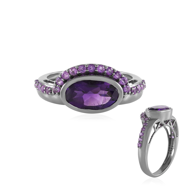 Amethyst-Silberring (KM by Juwelo) Unkategorisiert online kaufen