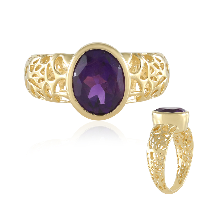 Amethyst-Silberring (Ornaments by de Melo) Unkategorisiert online kaufen