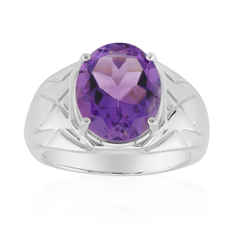 Amethyst-Silberring (Pallanova) Unkategorisiert online kaufen