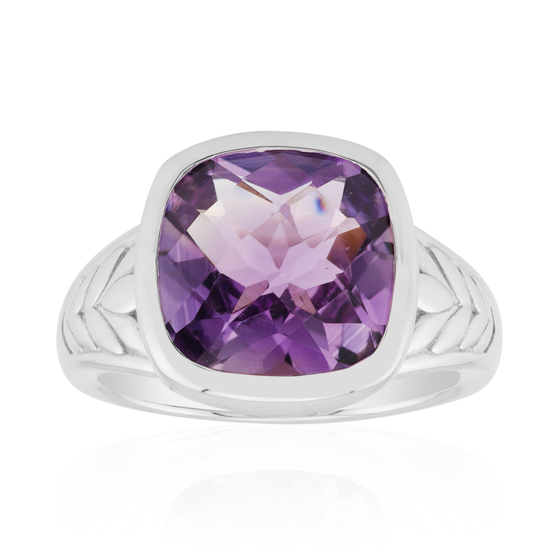 Amethyst-Silberring (Pallanova) Unkategorisiert online kaufen