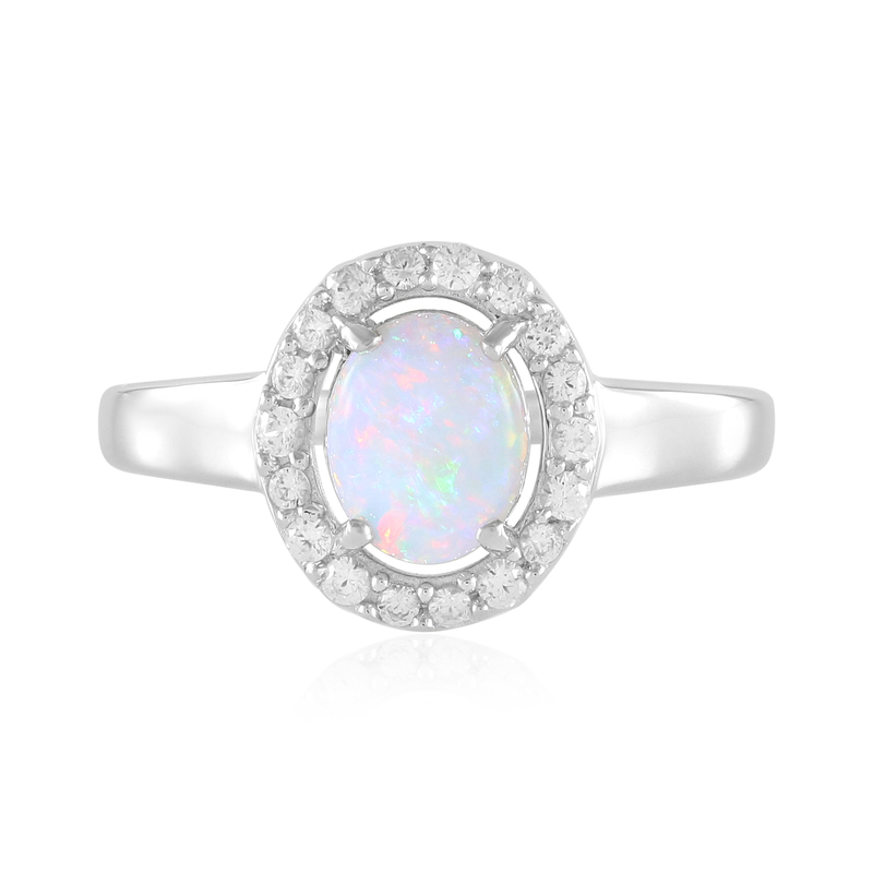 Australischer Opal-Silberring Unkategorisiert Produktbild