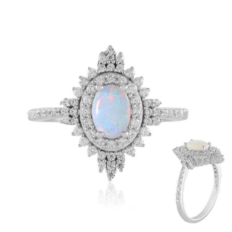 Australischer Opal-Silberring Unkategorisiert online kaufen
