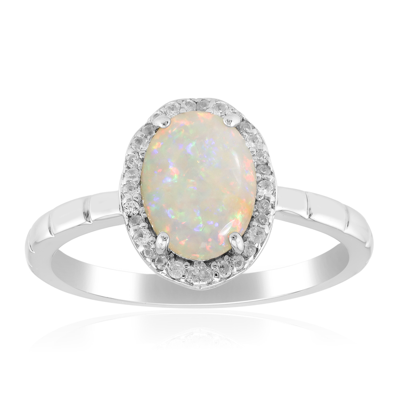 Australischer Opal-Silberring Unkategorisiert online kaufen