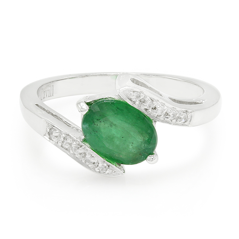 Bahia-Smaragd-Silberring Unkategorisiert online kaufen