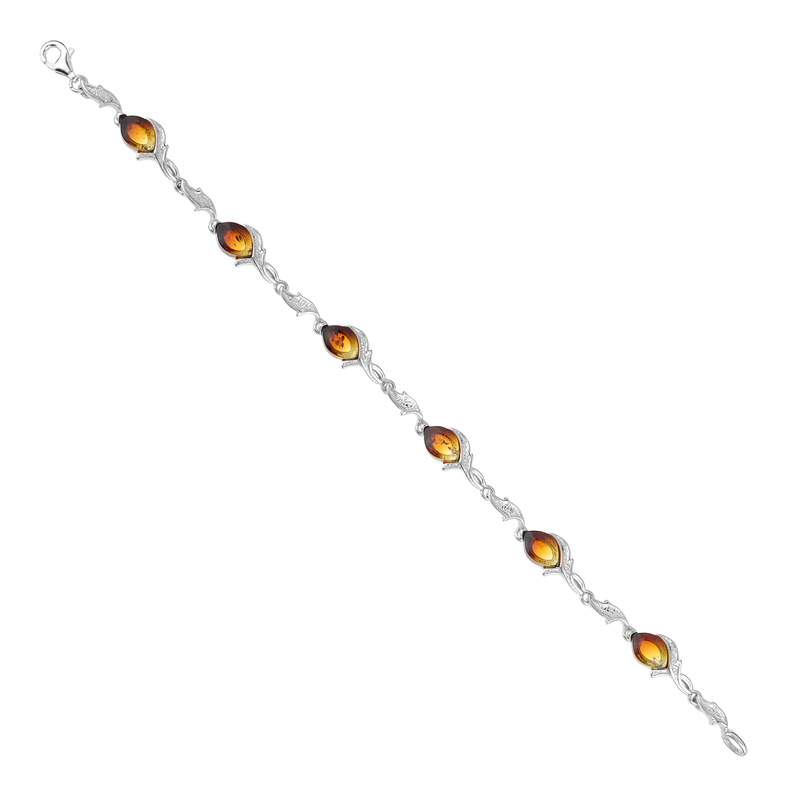Baltischer Sunrise-Bernstein-Silberarmband (dagen) Unkategorisiert online kaufen
