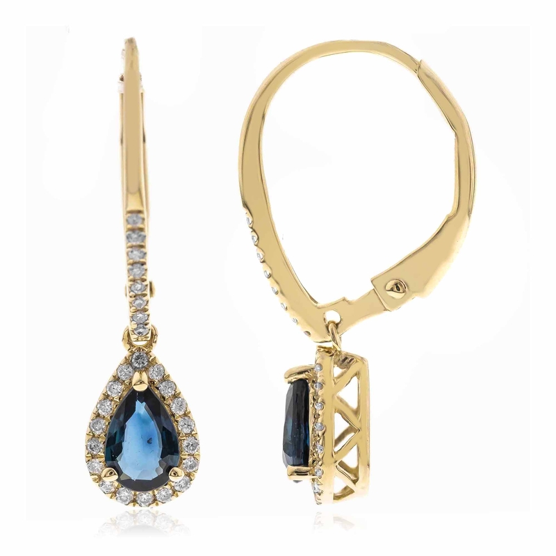 Blauer Ceylon-Saphir-Goldohrringe Unkategorisiert online kaufen Blauer Ceylon-Saphir-Goldohrringe Unkategorisiert online kaufen
