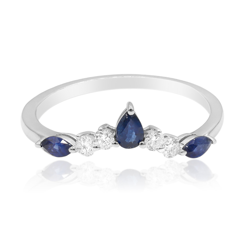Blauer Ceylon-Saphir-Goldring (CIRARI) Unkategorisiert Produktbild
