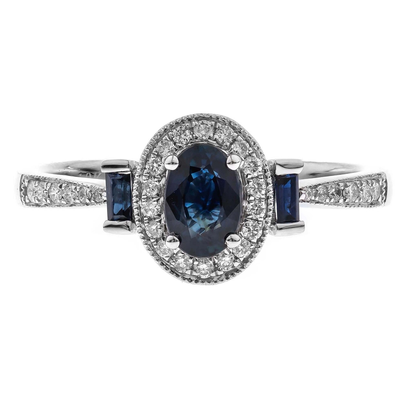 Blauer Ceylon-Saphir-Goldring Unkategorisiert online kaufen