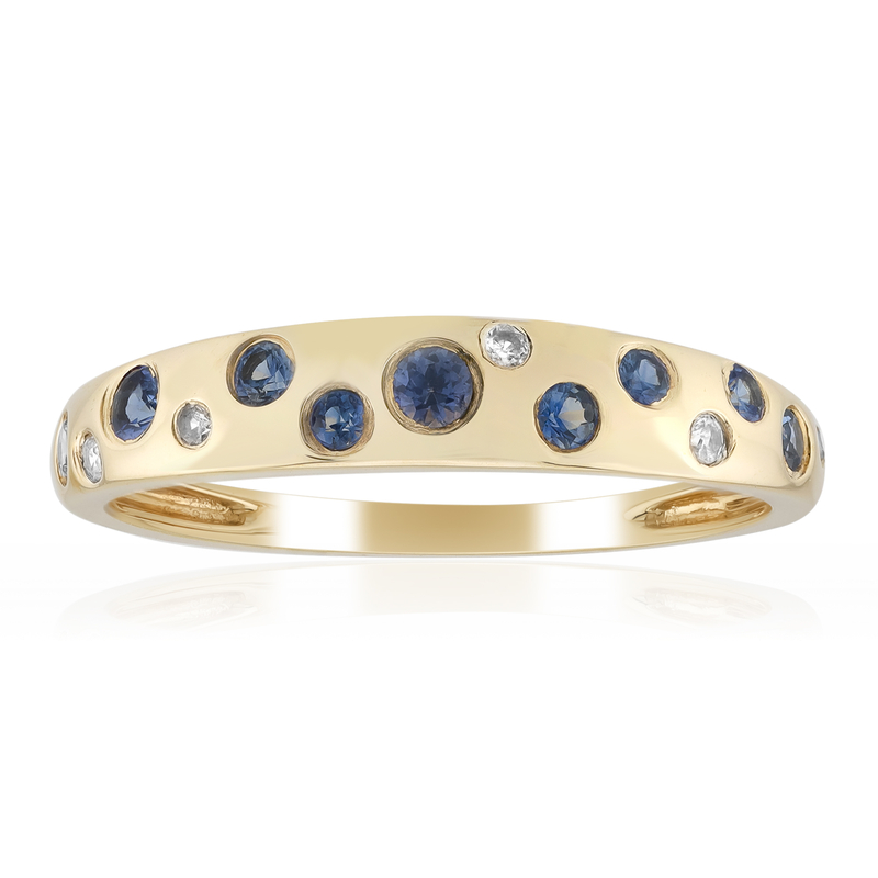 Blauer Ceylon-Saphir-Goldring Unkategorisiert online kaufen