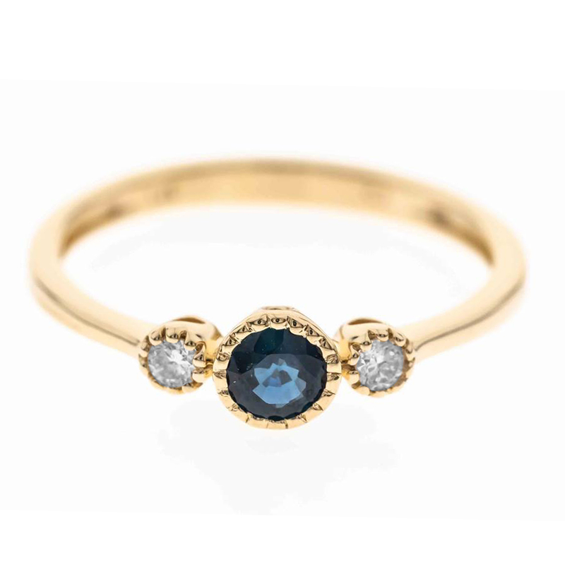 Blauer Ceylon-Saphir-Goldring Unkategorisiert online kaufen