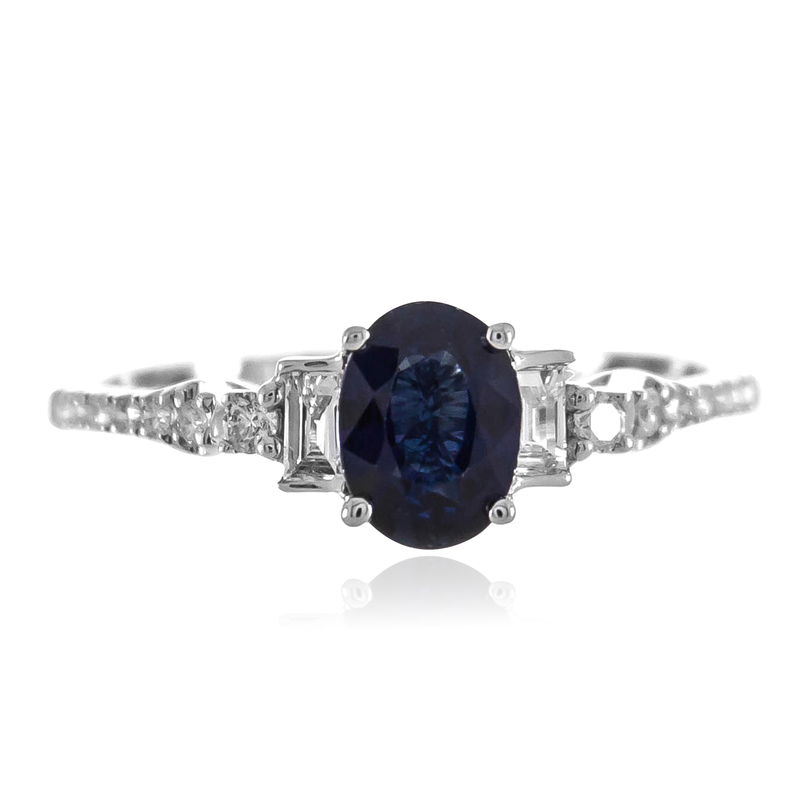 Blauer Ceylon-Saphir-Goldring Unkategorisiert online kaufen