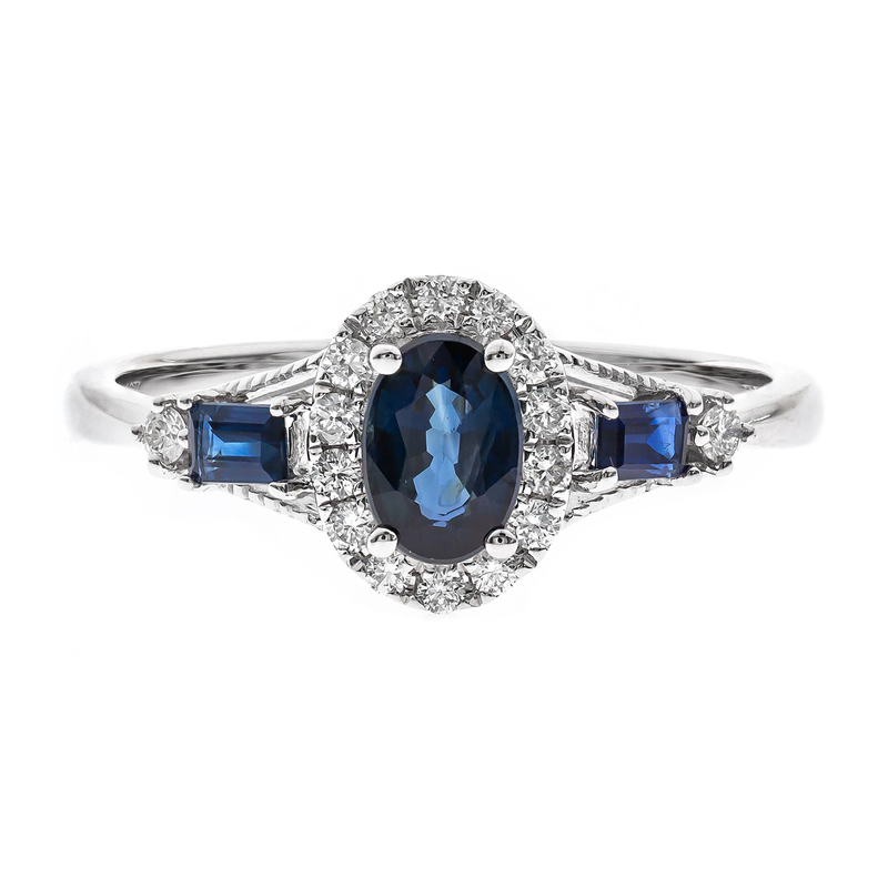 Blauer Ceylon-Saphir-Goldring Unkategorisiert online kaufen