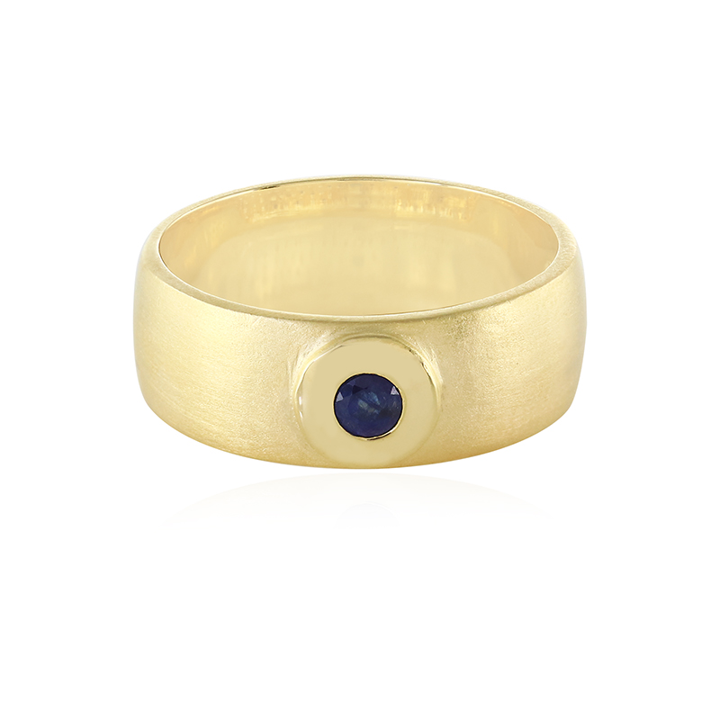 Blauer Madagaskar-Saphir-Silberring (MONOSONO COLLECTION) Unkategorisiert online kaufen