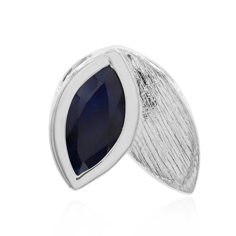 Blauer Saphir-Silberanhänger (MONOSONO COLLECTION) Unkategorisiert Produktbild