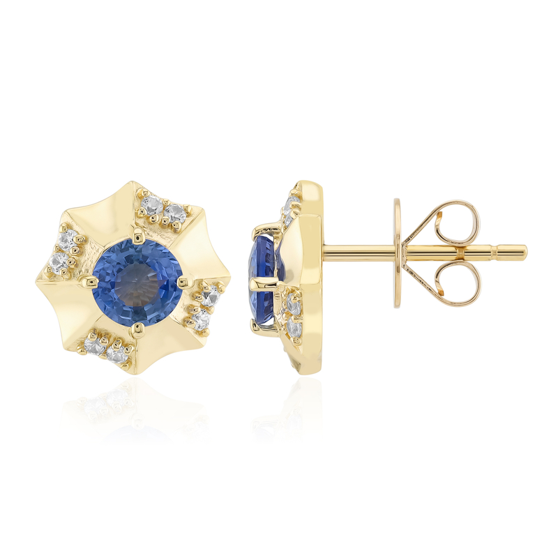Blauer Tuléar-Saphir-Goldohrringe (de Melo Gold) Unkategorisiert online kaufen Blauer Tuléar-Saphir-Goldohrringe (de Melo Gold) Unkategorisiert online kaufen