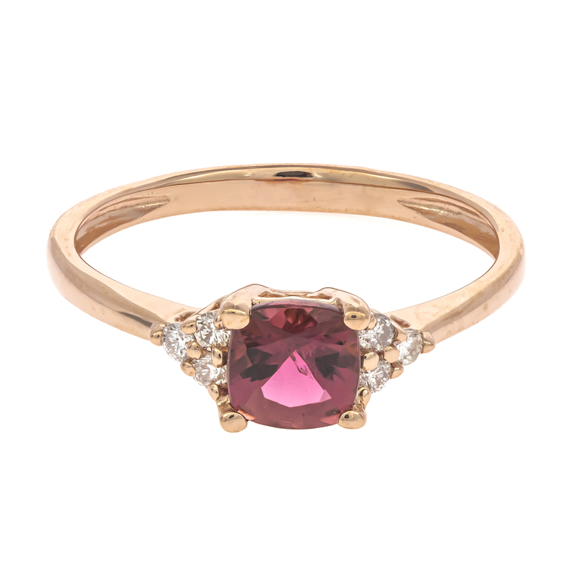 Brasilianischer Pinkfarbener Turmalin-Goldring Unkategorisiert online kaufen