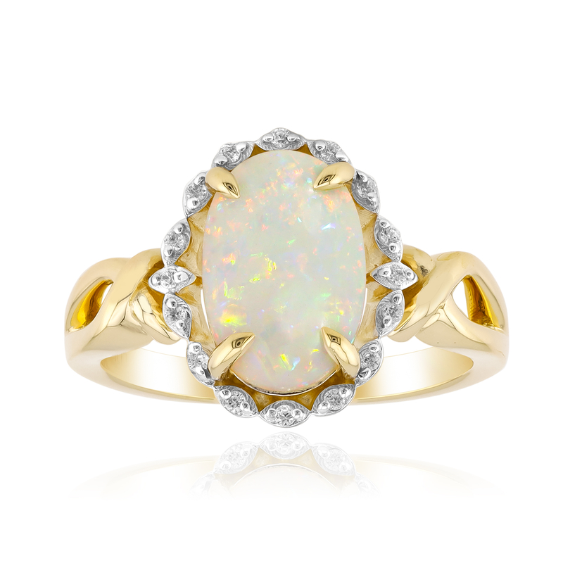 Brasilianischer Weißer Opal-Goldring Unkategorisiert online kaufen Brasilianischer Weißer Opal-Goldring Unkategorisiert online kaufen