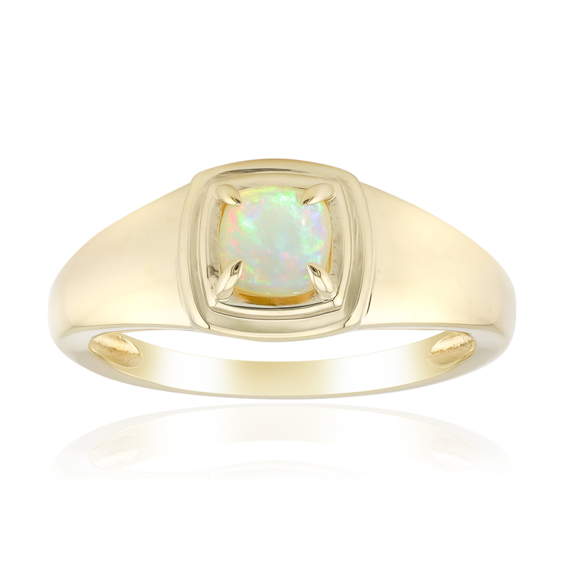 Brasilianischer Weißer Opal-Goldring Unkategorisiert online kaufen