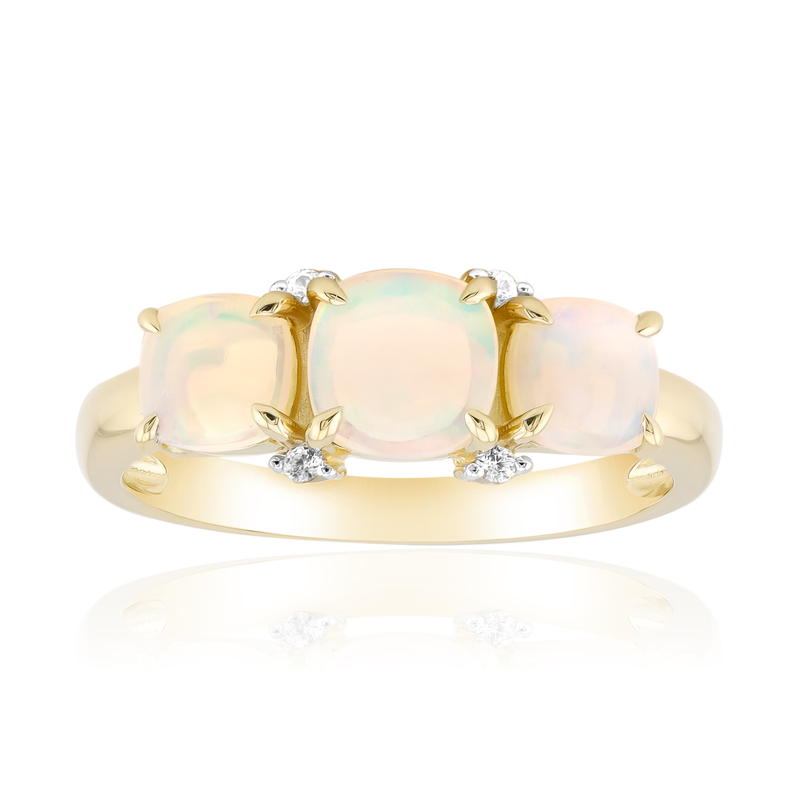 Brasilianischer Weißer Opal-Goldring Unkategorisiert online kaufen