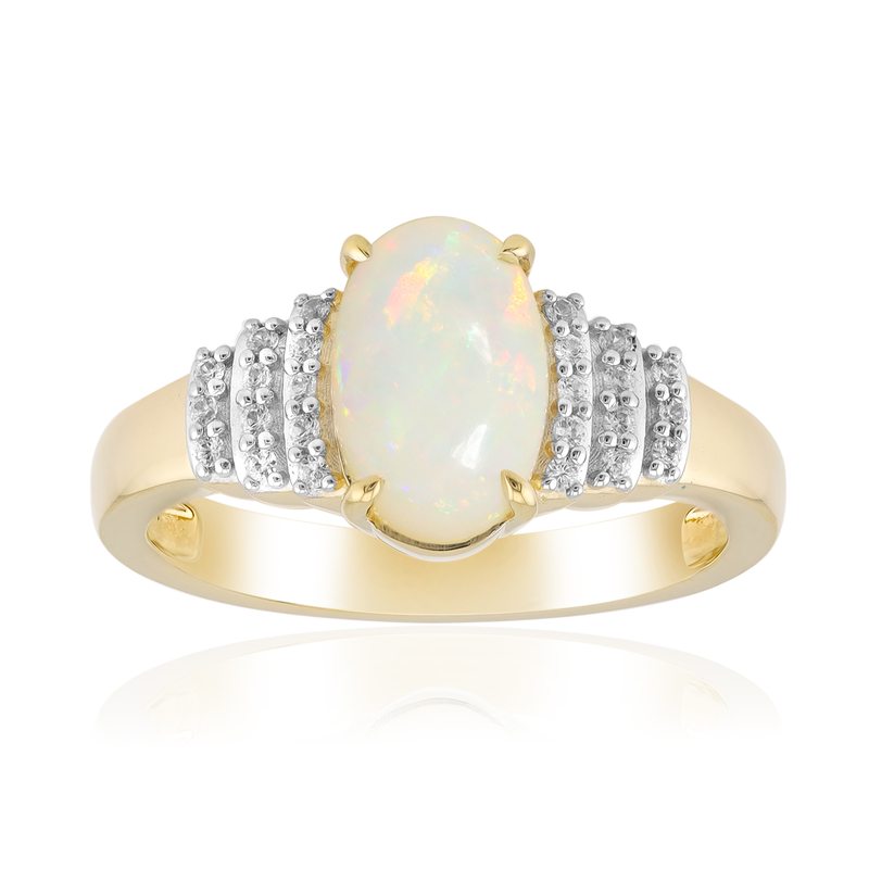 Brasilianischer Weißer Opal-Goldring Unkategorisiert online kaufen Brasilianischer Weißer Opal-Goldring Unkategorisiert online kaufen
