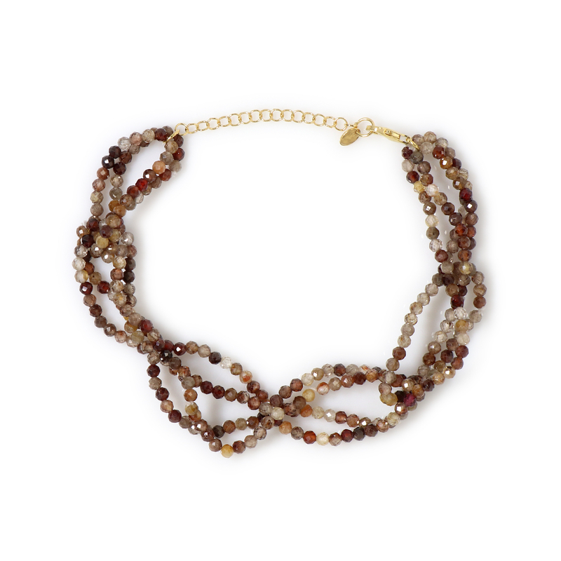 Cognac-Zirkon-Silberarmband (Riya) Unkategorisiert online kaufen