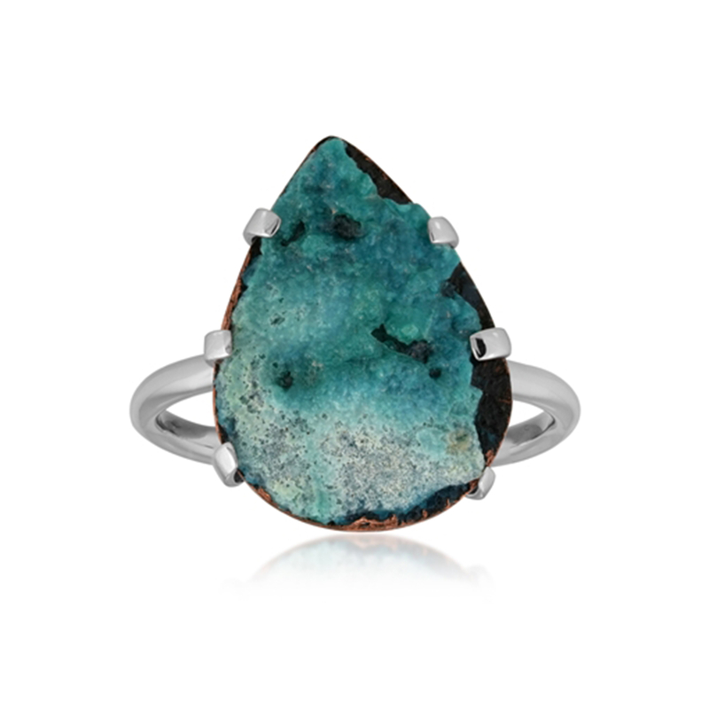 Drusen-Gem Silica-Silberring (Bali Barong) Unkategorisiert online kaufen