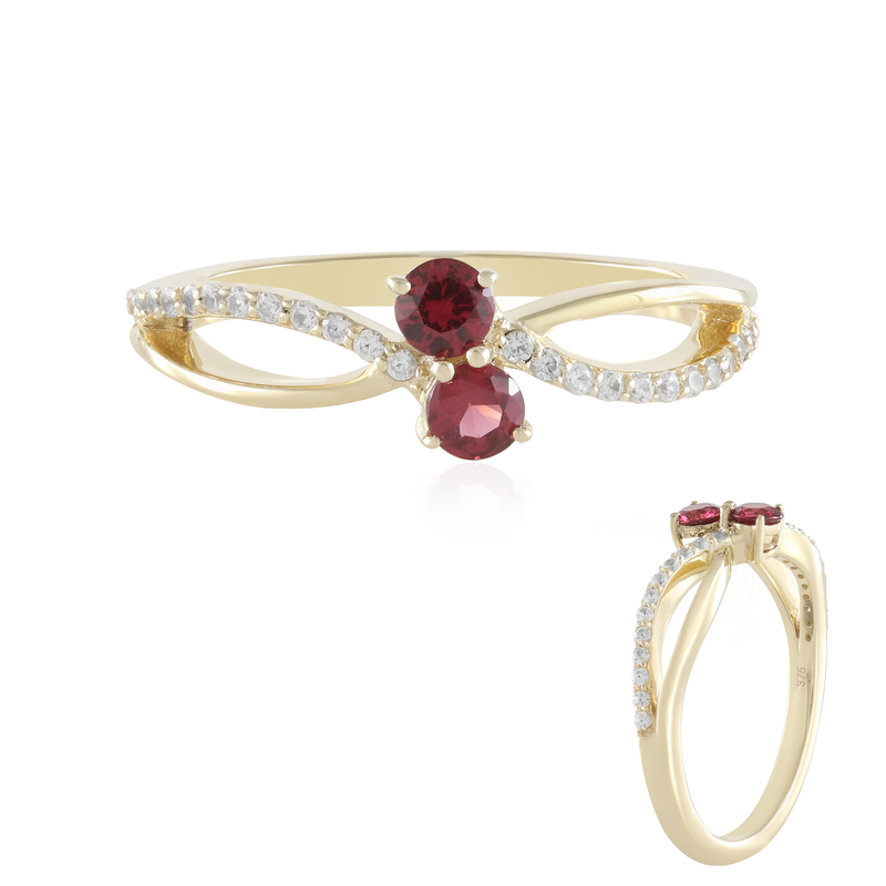 Edelroter Spinell-Goldring Unkategorisiert online kaufen