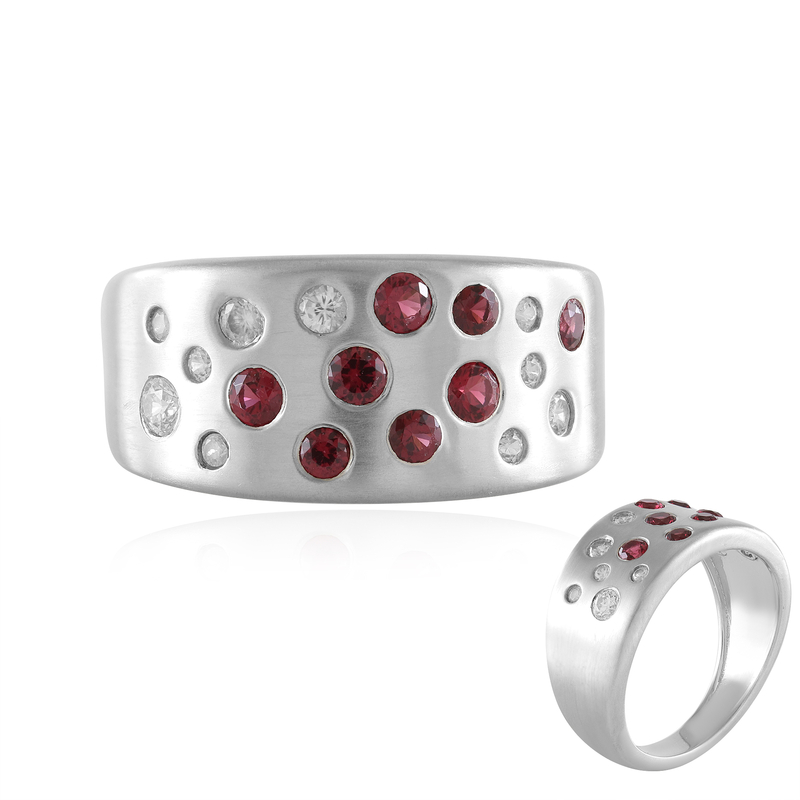 Edelroter Spinell-Silberring Unkategorisiert online kaufen