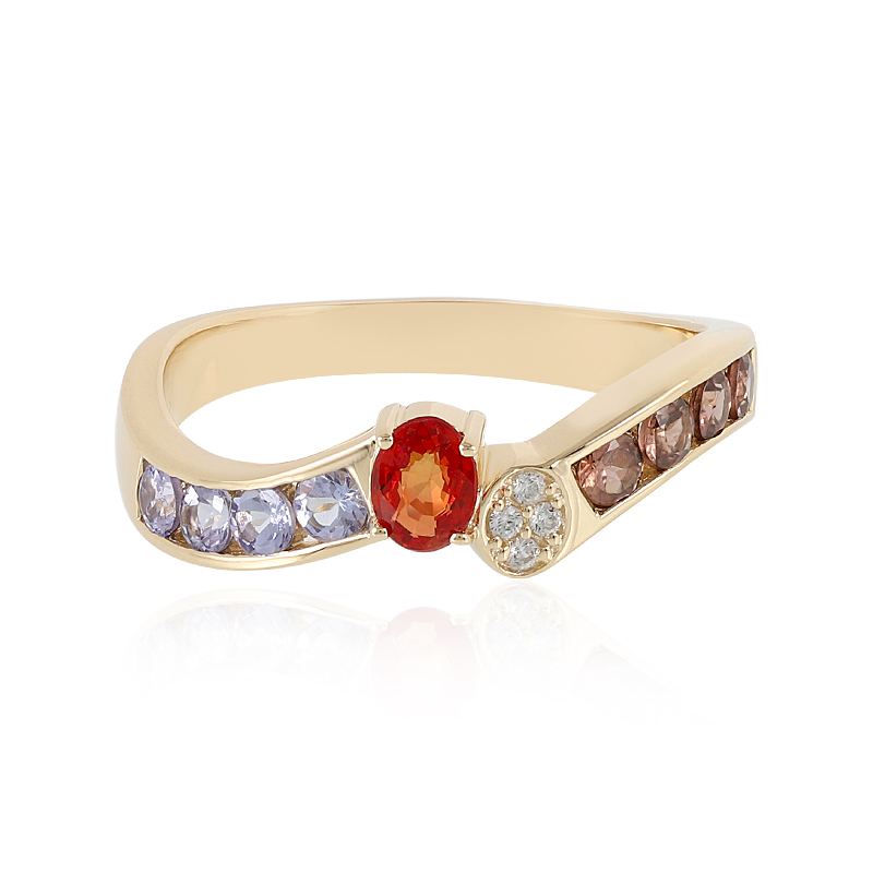 Edelstein-Goldring (Adela Gold) Unkategorisiert Produktbild