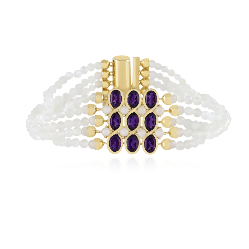 Edelstein-Silberarmband (KM by Juwelo) Unkategorisiert online kaufen